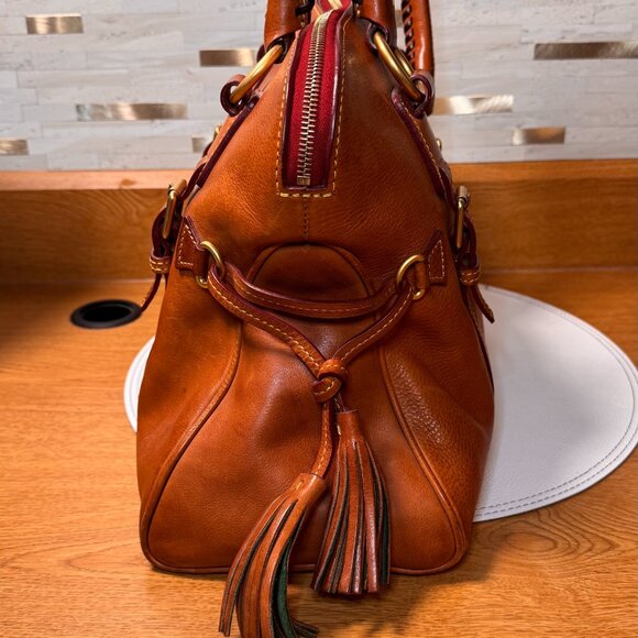 Dooney and Bourke Large Florentine Purse-Natural - Picture 4 of 8